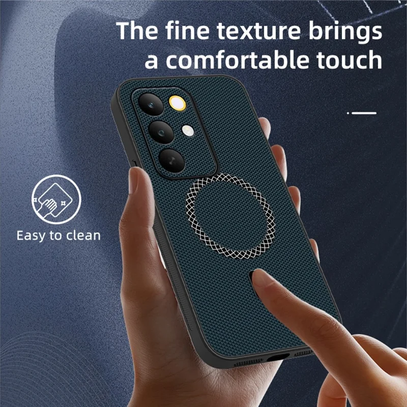 Case For Realme C85 5G  /  15x (India) 5G Triangle Texture PU Leather Shockproof Ultra Thin Cover - Blue