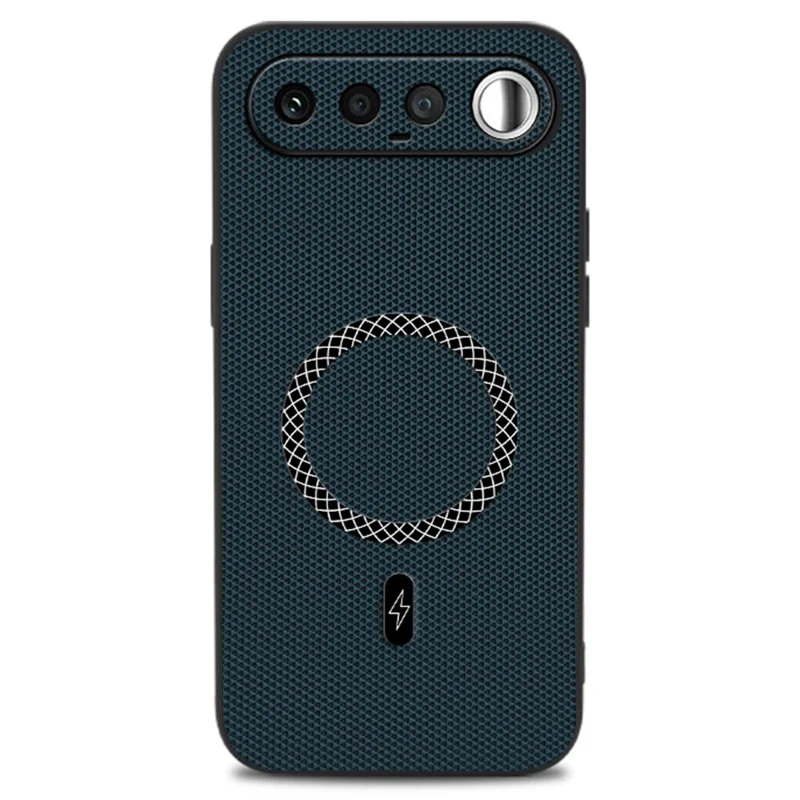 For Realme 16 5G Case Triangle Texture PU Leather Shockproof Ultra Thin Cover - Blue