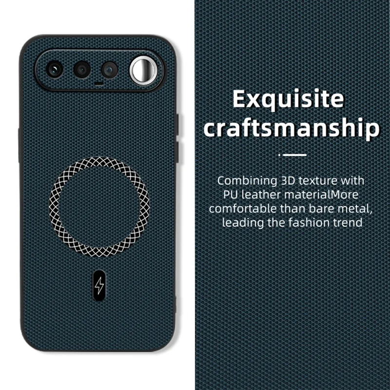 For Realme 16 5G Case Triangle Texture PU Leather Shockproof Ultra Thin Cover - Blue