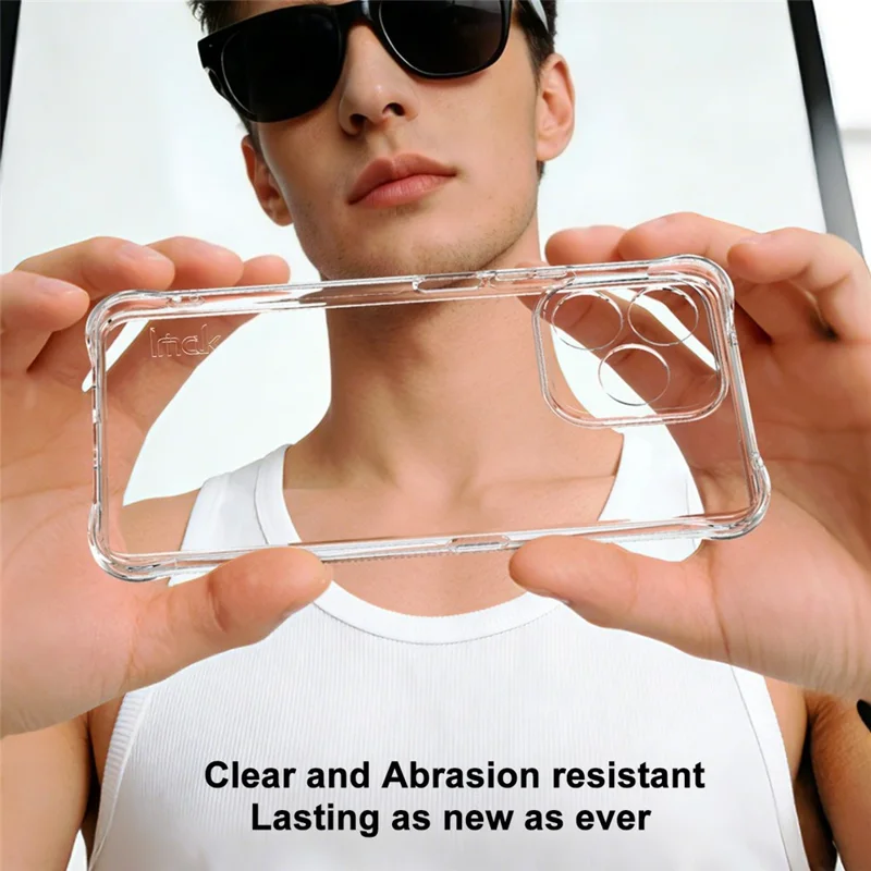 IMAK For Honor X8d 4G Case TPU Phone Cover Airbag Shockproof Protection - Transparent