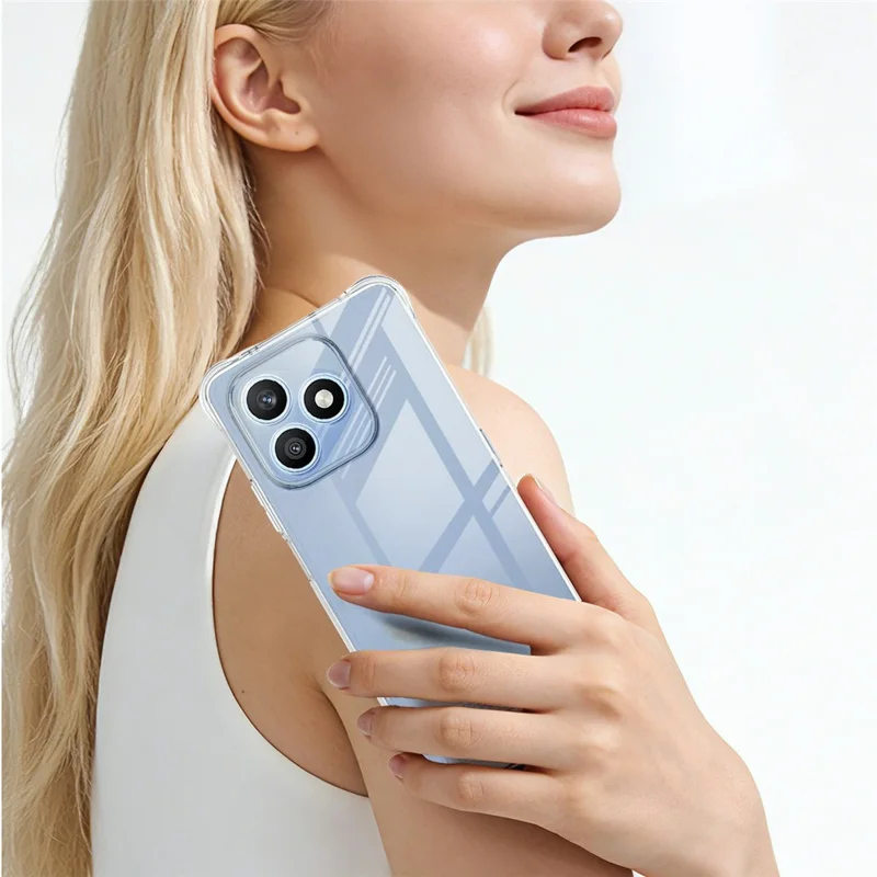 IMAK For Honor X8d 4G Case TPU Phone Cover Airbag Shockproof Protection - Transparent