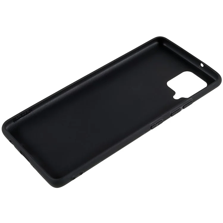 Для Samsung Galaxy A42 5G Антискрад Тонкий и плотный Чехол для мобильного телефона Черный матовый гибкий чехол TPU