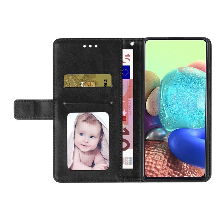 HT01 PU Cubierta de Teléfono de Cuero de Cuero Para Xiaomi Redmi Note 12 5G, Líneas en Forma de y Impresas Funda de la Carcasa Del Teléfono Con Correa Con Correa - Negro