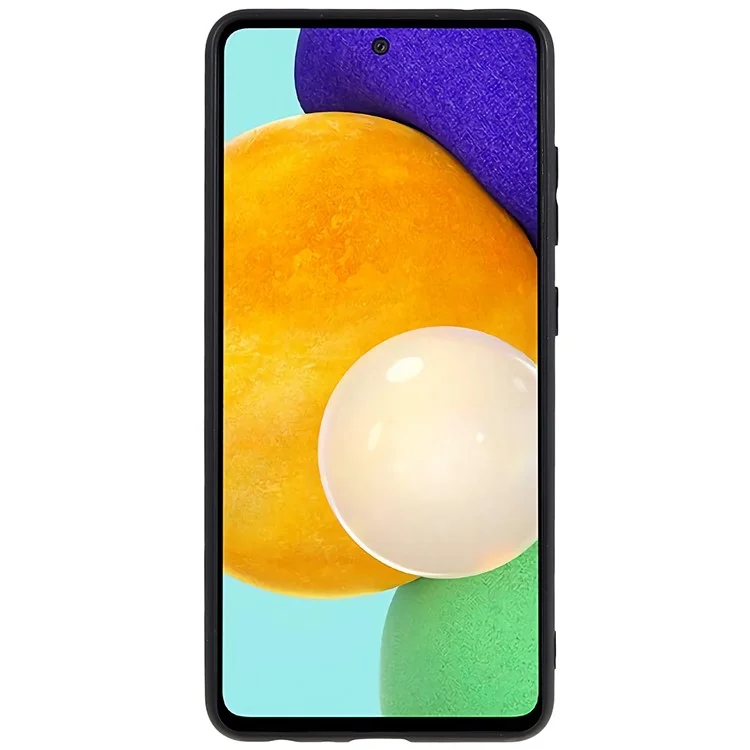 Чехол для телефона TPU для Samsung Galaxy A52 5G / 4G / A52s 5G, матовый, гибкий, с защитой от царапин - черный