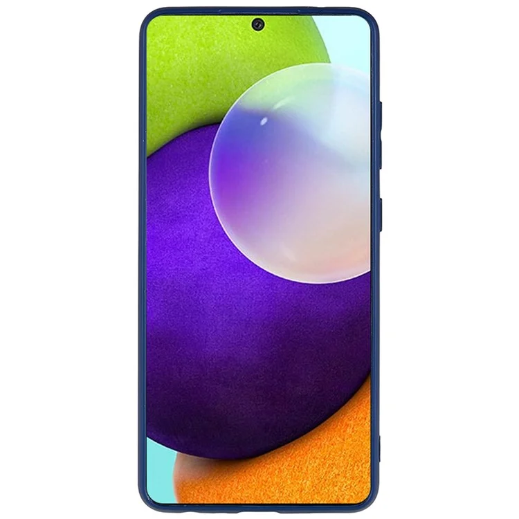 TPU Phone Case for Samsung Galaxy A52 5G / 4G / A52s 5G Matte Flexible Anti-scratch Cell Phone Cover - Sapphire