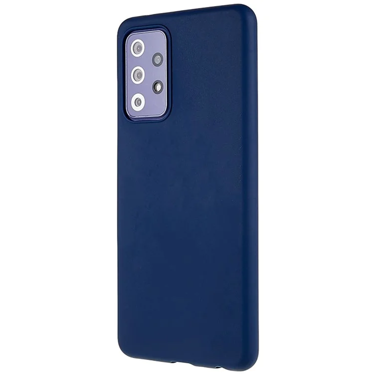 TPU Phone Case for Samsung Galaxy A52 5G / 4G / A52s 5G Matte Flexible Anti-scratch Cell Phone Cover - Sapphire