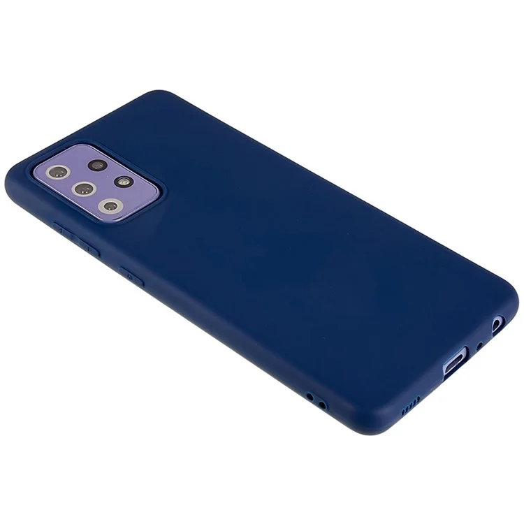 TPU Phone Case for Samsung Galaxy A52 5G / 4G / A52s 5G Matte Flexible Anti-scratch Cell Phone Cover - Sapphire