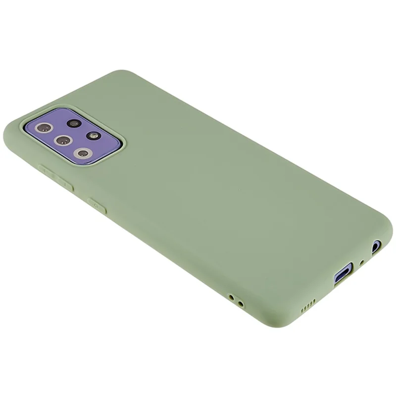 TPU Phone Case for Samsung Galaxy A52 5G / 4G / A52s 5G Matte Flexible Anti-scratch Cell Phone Cover - Green