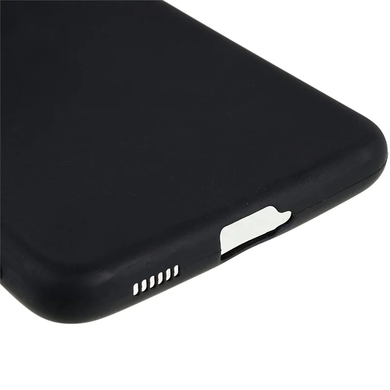 Back Shell for Samsung Galaxy S21 4G / 5G Shockproof TPU Phone Case Fingerprint Free Matte Protective Cover - Black