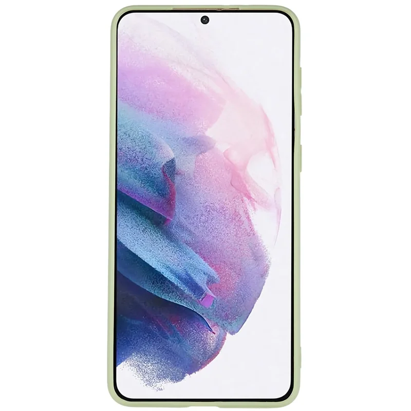 Back Shell for Samsung Galaxy S21 4G  /  5G Shockproof TPU Phone Case Fingerprint Free Matte Protective Cover - Green