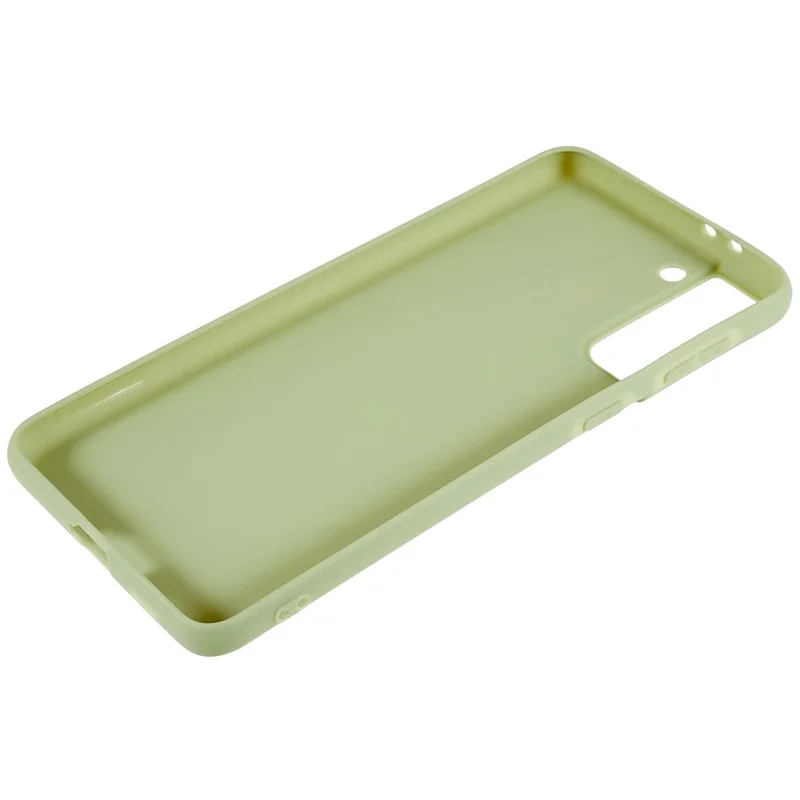Back Shell for Samsung Galaxy S21 4G  /  5G Shockproof TPU Phone Case Fingerprint Free Matte Protective Cover - Green