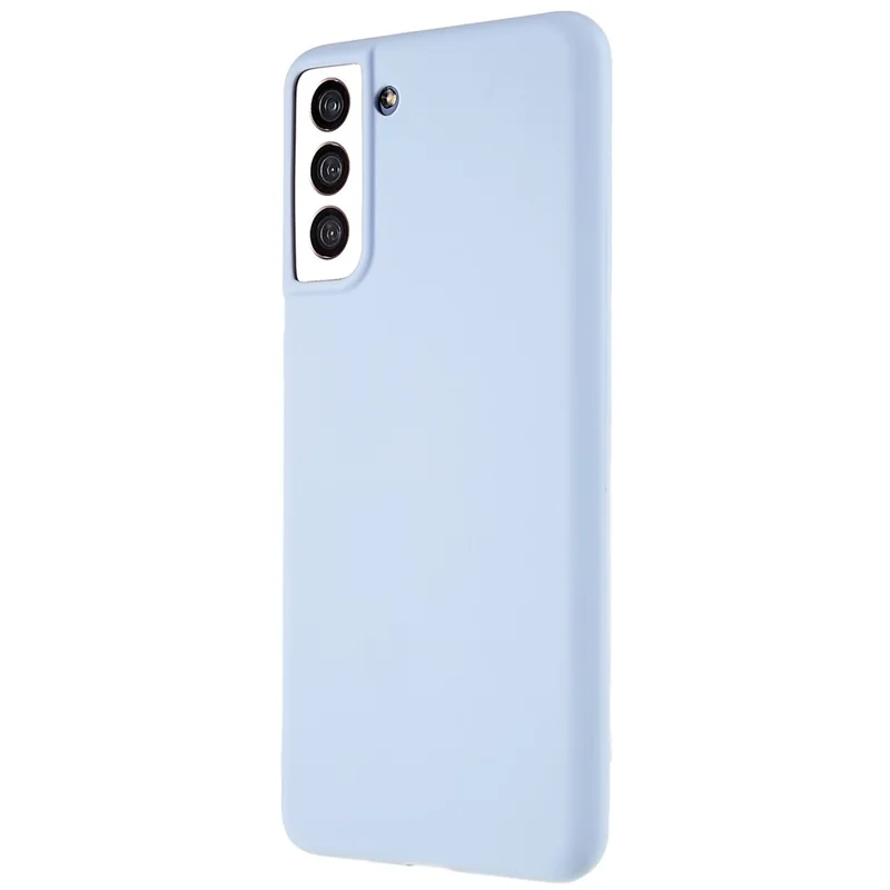 Back Shell for Samsung Galaxy S21 4G  /  5G Shockproof TPU Phone Case Fingerprint Free Matte Protective Cover - Light Purple