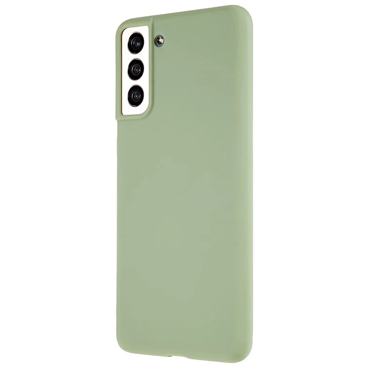 Phone Case for Samsung Galaxy S21+ 5G Anti-drop TPU Phone Case Fingerprint Free Matte Protective Cover - Green
