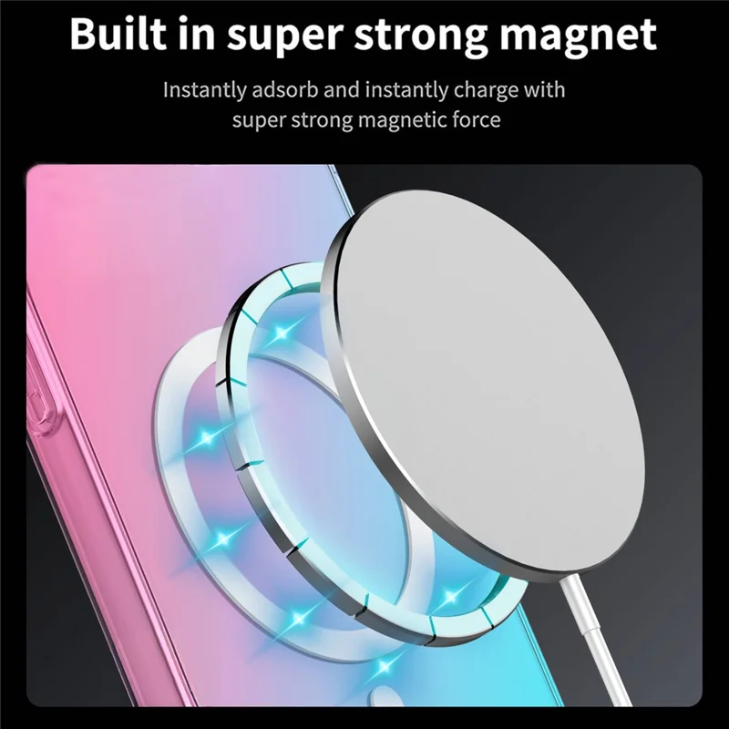 Compra al por mayor de funda magnética para Nothing Phone (3a), color degradado, material PC + TPU, protección anticaída con refuerzo en las cuatro esquinas - Rosa / Verde