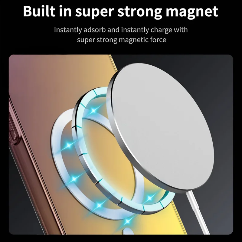 Bulk Purchasing For TECNO Pop 10  /  Spark Go 2 4G Magnetic Case Gradient Color PC + TPU Anti-drop Four Corners Phone Cover - Black  /  Gold