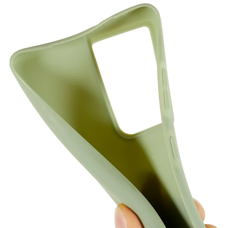 TPU-telefoonhoesje voor Samsung Galaxy S21 Ultra 5G, vingerafdrukbestendig, mat, beschermd telefoonhoesje - Groen