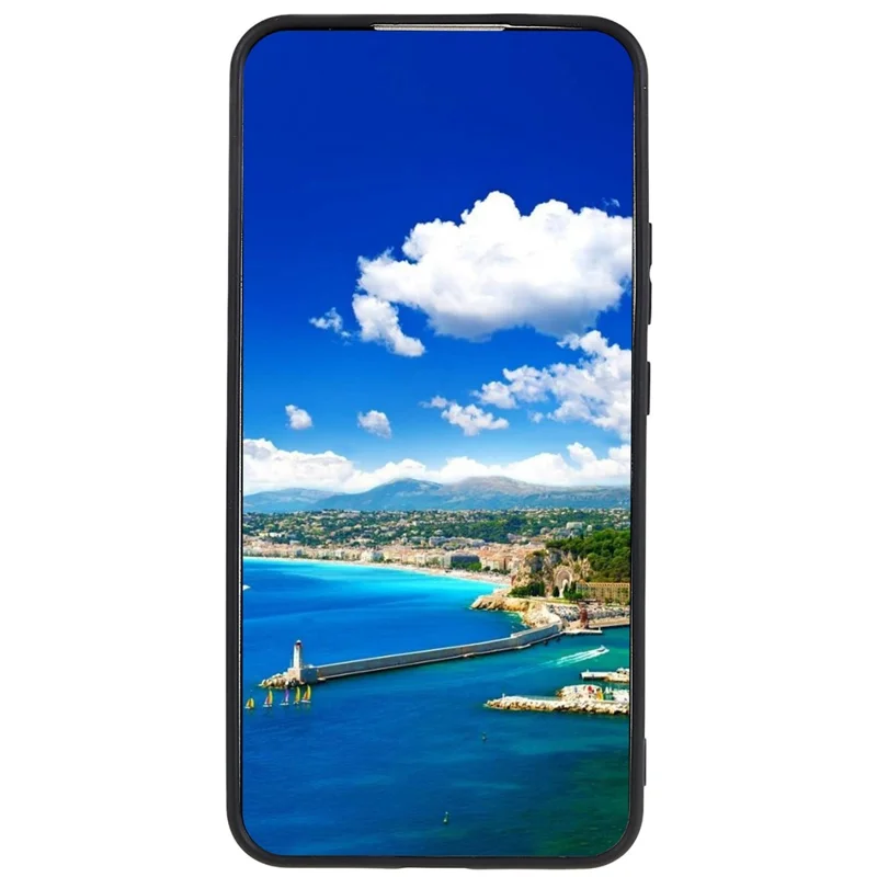 TPU Back Shell for Samsung Galaxy S22+ 5G Phone Case Fingerprint Free Matte Protective Cover - Black