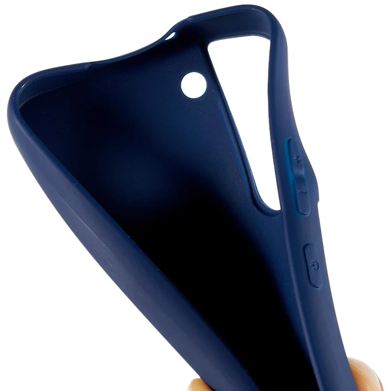 TPU Back Shell for Samsung Galaxy S22+ 5G Phone Case Fingerprint Free Matte Protective Cover - Sapphire