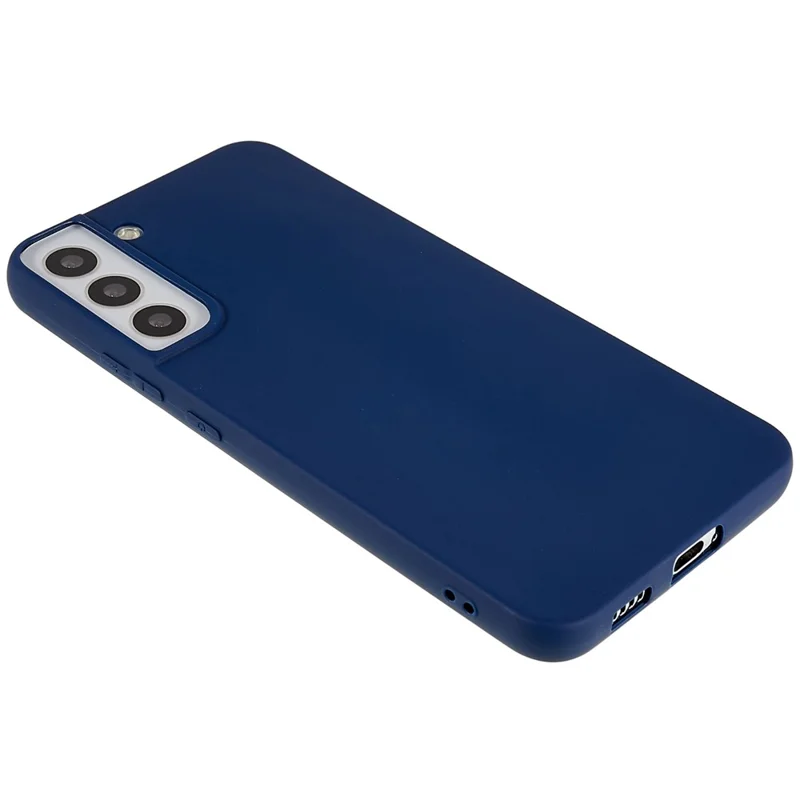TPU Back Shell for Samsung Galaxy S22+ 5G Phone Case Fingerprint Free Matte Protective Cover - Sapphire