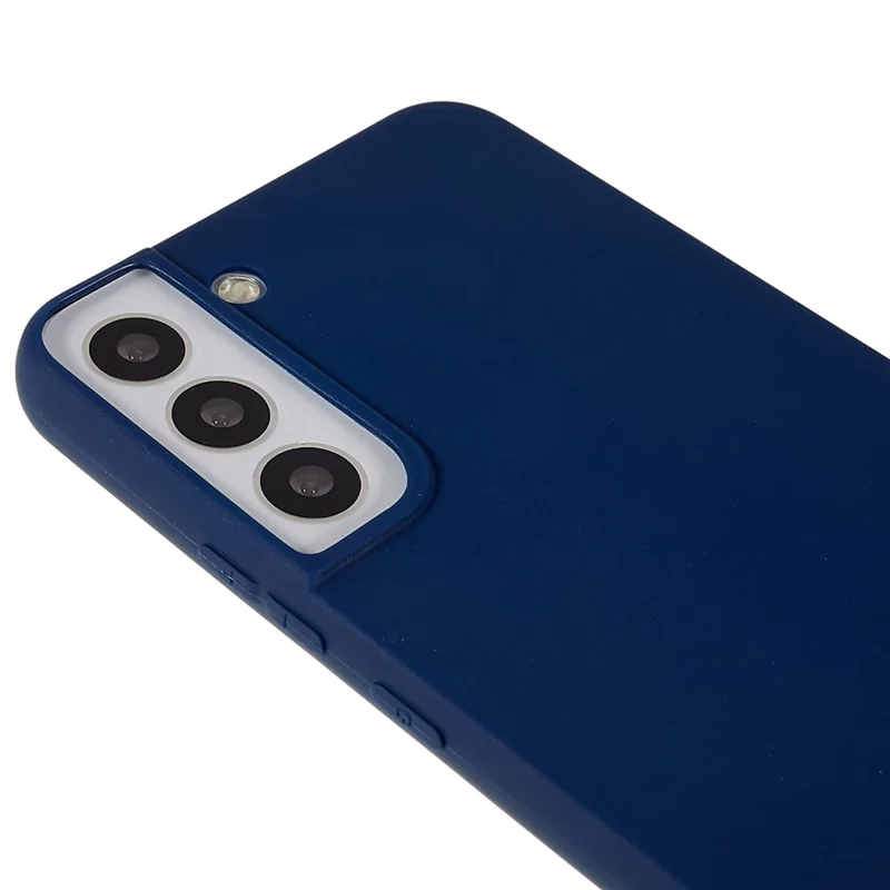 TPU Back Shell for Samsung Galaxy S22+ 5G Phone Case Fingerprint Free Matte Protective Cover - Sapphire