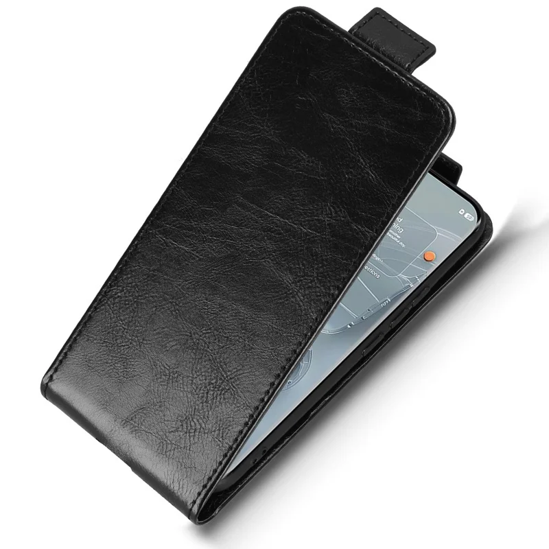 For TECNO Pova Curve 2 5G Stand Case Magnetic Clasp Vertical Flip Leather Phone Cover with Card Holder - Black