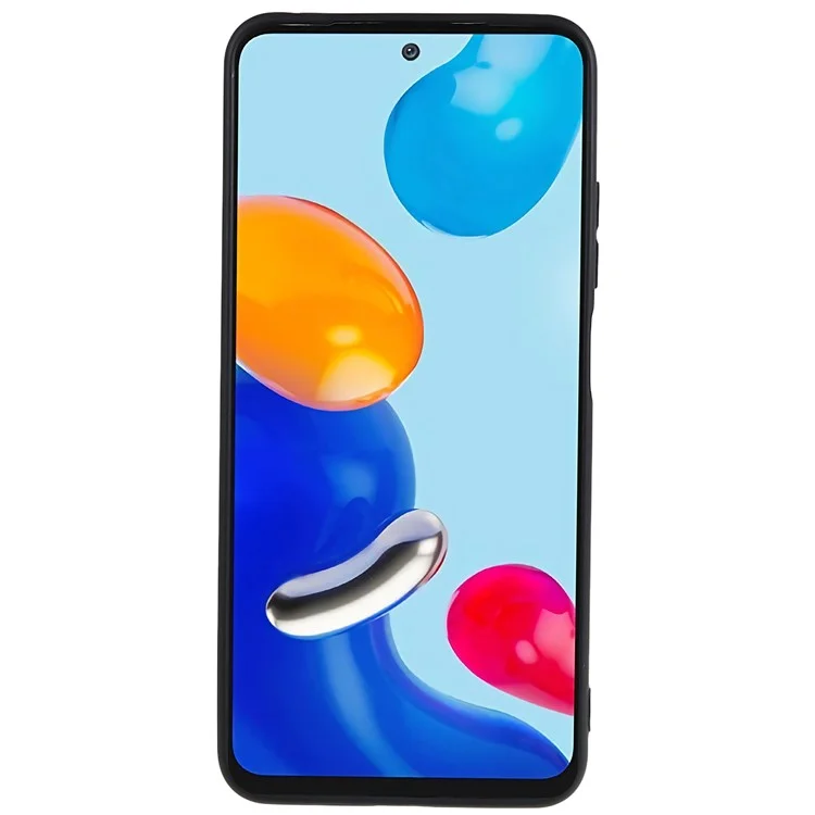Per Xiaomi Redmi Note 11 4G (Qualcomm) / Note 11S 4G TPU Back Shell, Fingerprint Free Matte Protective Cover Phone Case - Nero