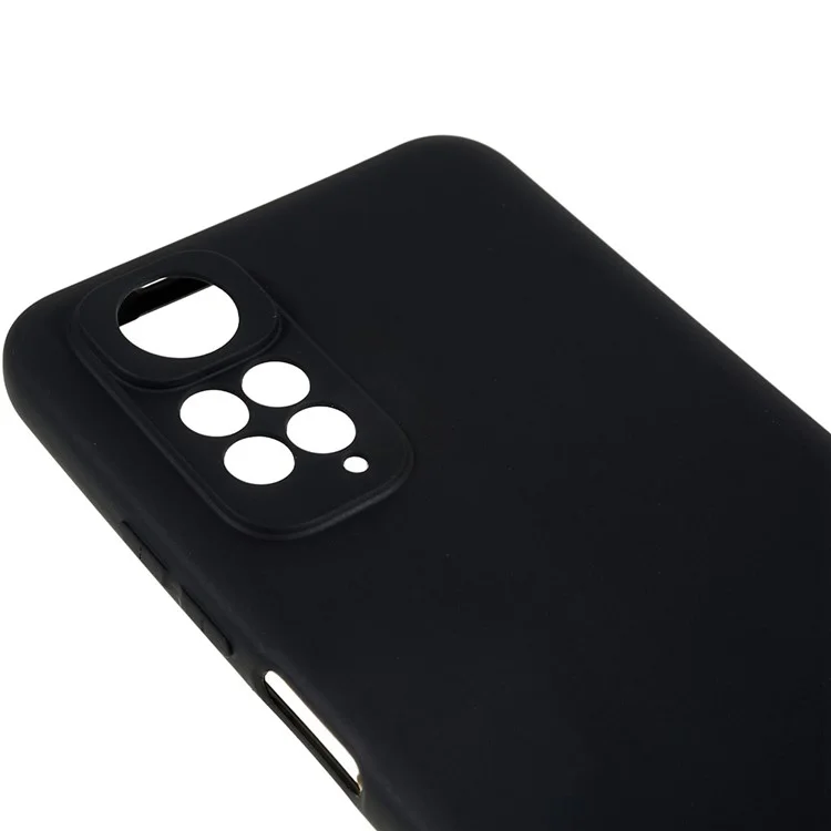 Per Xiaomi Redmi Note 11 4G (Qualcomm) / Note 11S 4G TPU Back Shell, Fingerprint Free Matte Protective Cover Phone Case - Nero