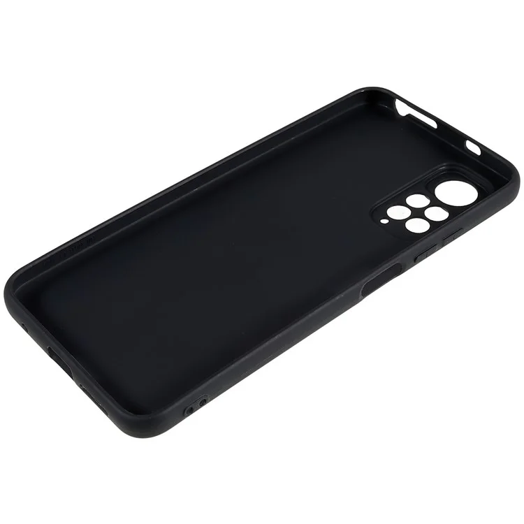 Per Xiaomi Redmi Note 11 4G (Qualcomm) / Note 11S 4G TPU Back Shell, Fingerprint Free Matte Protective Cover Phone Case - Nero