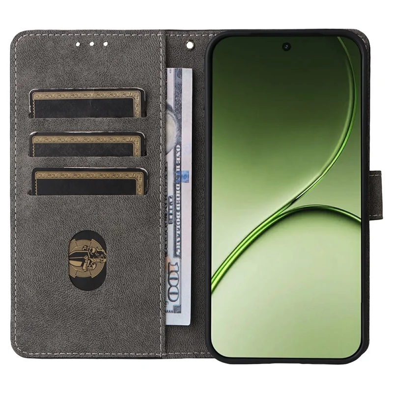 Capa para OnePlus 15T 5G com Carteira, Bloqueio RFID, Capa em Couro Sintético com Suporte e Alça - Preto