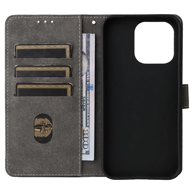 Capa para OnePlus 15T 5G com Carteira, Bloqueio RFID, Capa em Couro Sintético com Suporte e Alça - Preto