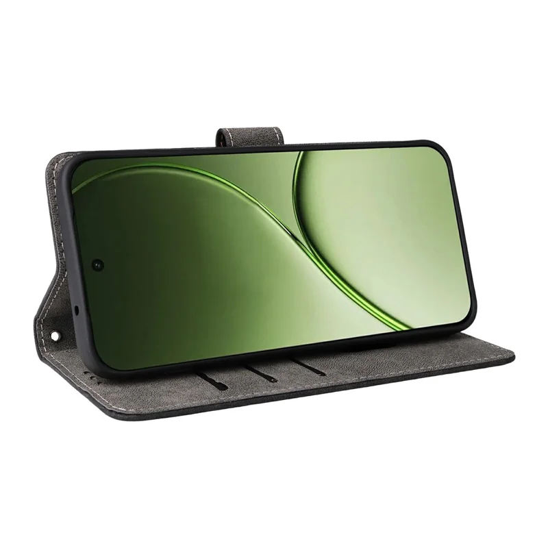 Capa para OnePlus 15T 5G com Carteira, Bloqueio RFID, Capa em Couro Sintético com Suporte e Alça - Preto