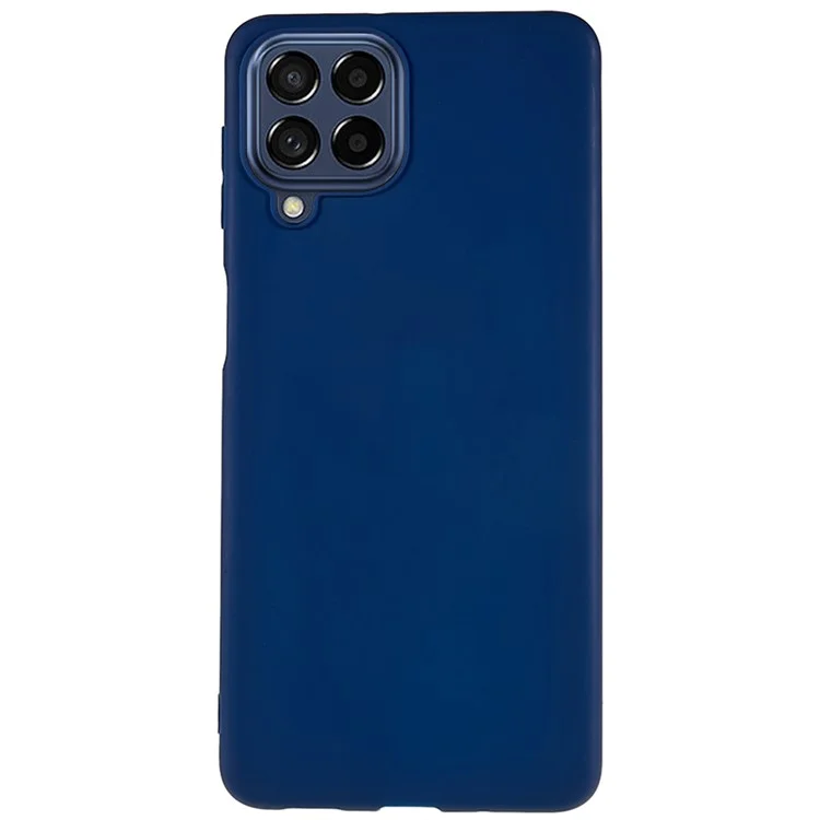 Per Samsung Galaxy M53 5G Soft TPU Matte Phone Case Anti-fingerprint Anti-drop Back Cover - Zaffiro