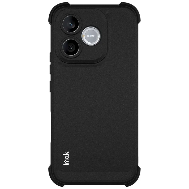IMAK For Honor 600 Lite 5G Case TPU Phone Cover Airbag Shockproof Protection - Matte Black