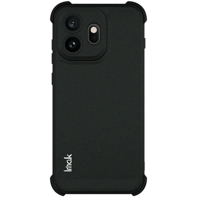 IMAK For OnePlus 15T 5G Case TPU Phone Cover Airbag Shockproof Protection - Matte Black