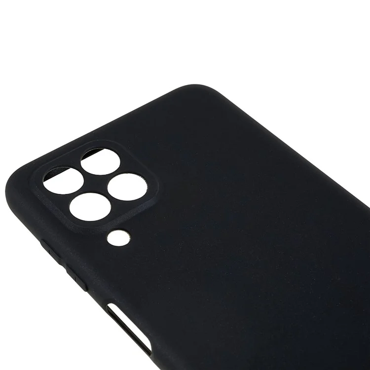 TPU Phone Case for Samsung Galaxy M33 5G (Global Version) Fingerprint Free Matte Phone Cover - Black