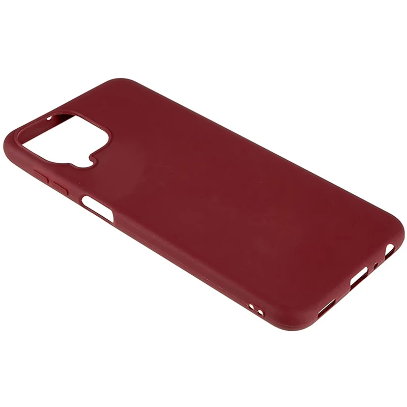 TPU Phone Case for Samsung Galaxy M33 5G (Global Version) Fingerprint Free Matte Phone Cover - Wine Red