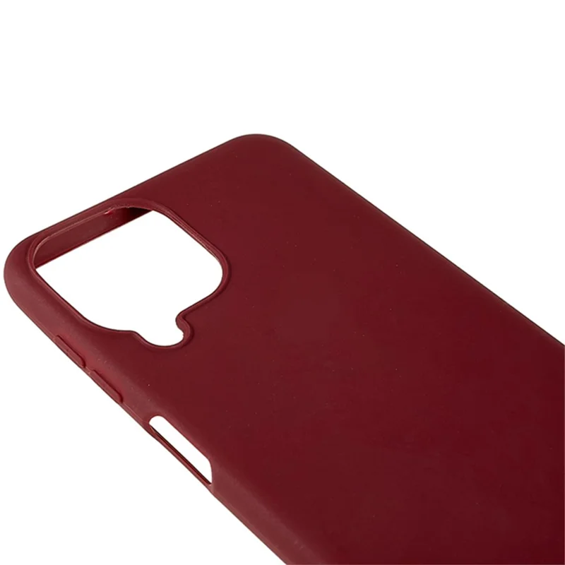 TPU Phone Case for Samsung Galaxy M33 5G (Global Version) Fingerprint Free Matte Phone Cover - Wine Red