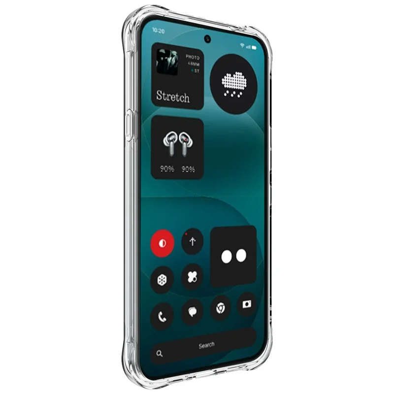 IMAK for Nothing Phone (4a) Pro Magnetic Case Airbag Shockproof Protection TPU Phone Cover - Transparent