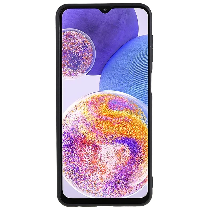 Phone Case for Samsung Galaxy A23 4G / A23 5G (Global Version) Matte TPU Anti-Drop Cell Phone Cover - Black
