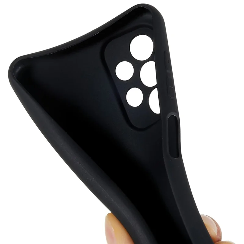 Phone Case for Samsung Galaxy A23 4G / A23 5G (Global Version) Matte TPU Anti-Drop Cell Phone Cover - Black
