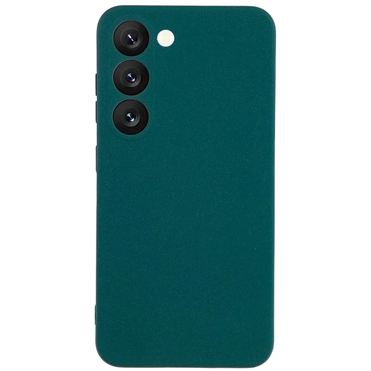 For Samsung Galaxy S23+ Double-Sided Smooth Matte Soft TPU Phone Cover Precise Cutouts Camera Protection Case - Green