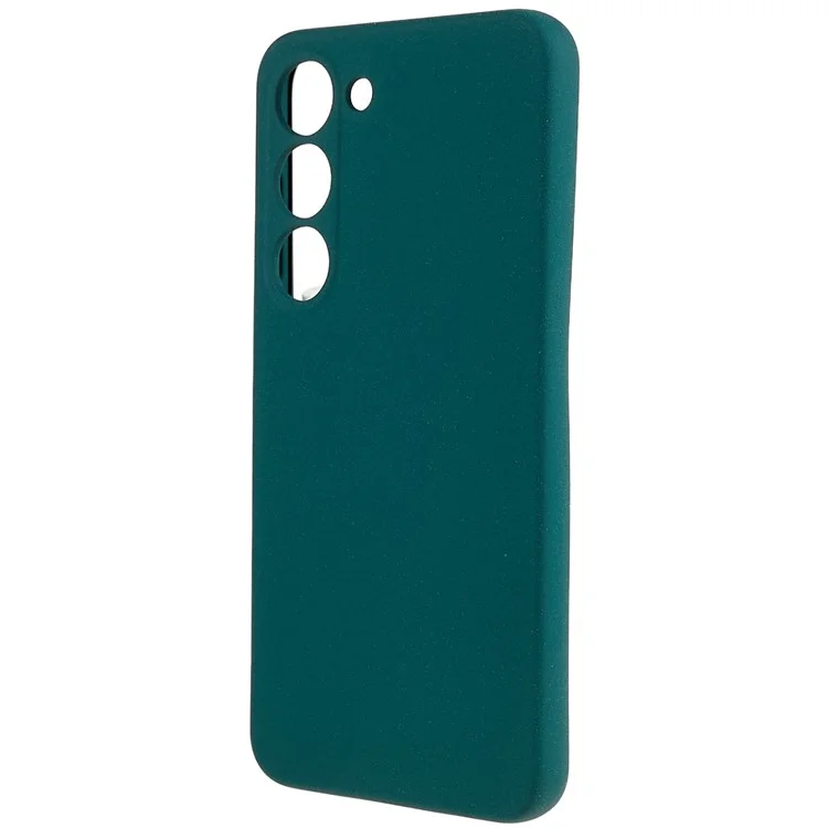 For Samsung Galaxy S23+ Double-Sided Smooth Matte Soft TPU Phone Cover Precise Cutouts Camera Protection Case - Green