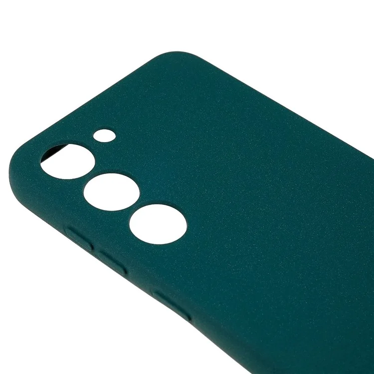 For Samsung Galaxy S23+ Double-Sided Smooth Matte Soft TPU Phone Cover Precise Cutouts Camera Protection Case - Green