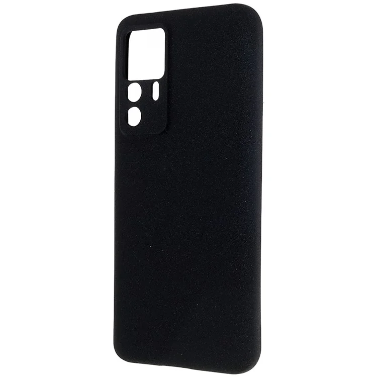 Para Xiaomi 12T 5G / 12T Pro 5G / Redmi K50 Ultra 5G Funda de Teléfono TPU con Doble Cara Mate Anti-Huellas Digitales Cubierta Posterior - Negro