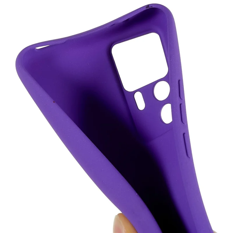 Para Xiaomi 12t 5g / 12T Pro 5G / Redmi K50 Ultra 5G TPU Case Casa Duplo Emplotemento Lídero Mate - Roxo