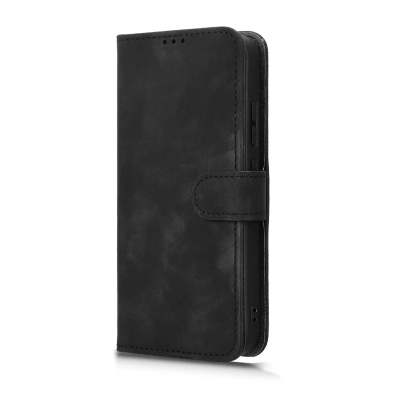 For Nothing Phone (4a) Leather Case Skin Feel Anti Drop Wallet Stand Flip Phone Cover - Black
