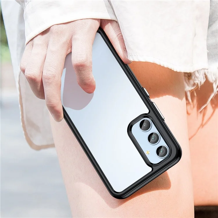 Per Samsung Galaxy A54 5G Phone Case, TPU Bumper+Acrylic Back Drop Resistant Protective Cover - Nero