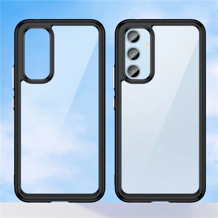 Per Samsung Galaxy A54 5G Phone Case, TPU Bumper+Acrylic Back Drop Resistant Protective Cover - Nero