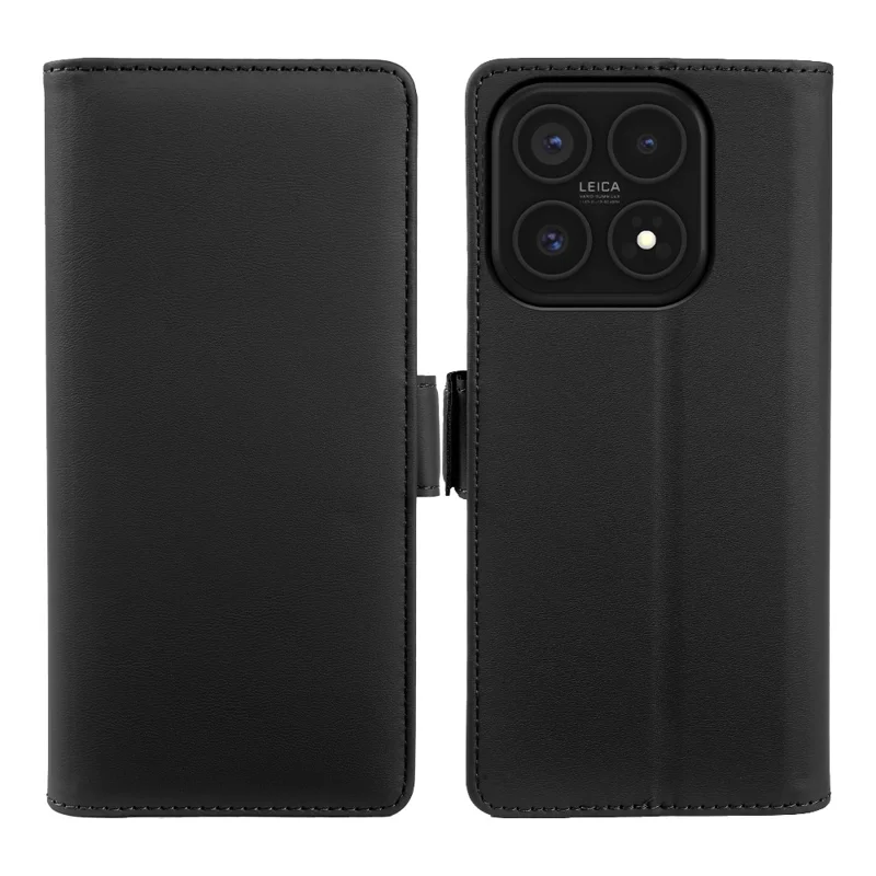 Per Xiaomi 17 Custodia Portafoglio in Pelle con Supporto Cover Tattile in TPU + PU - Nero