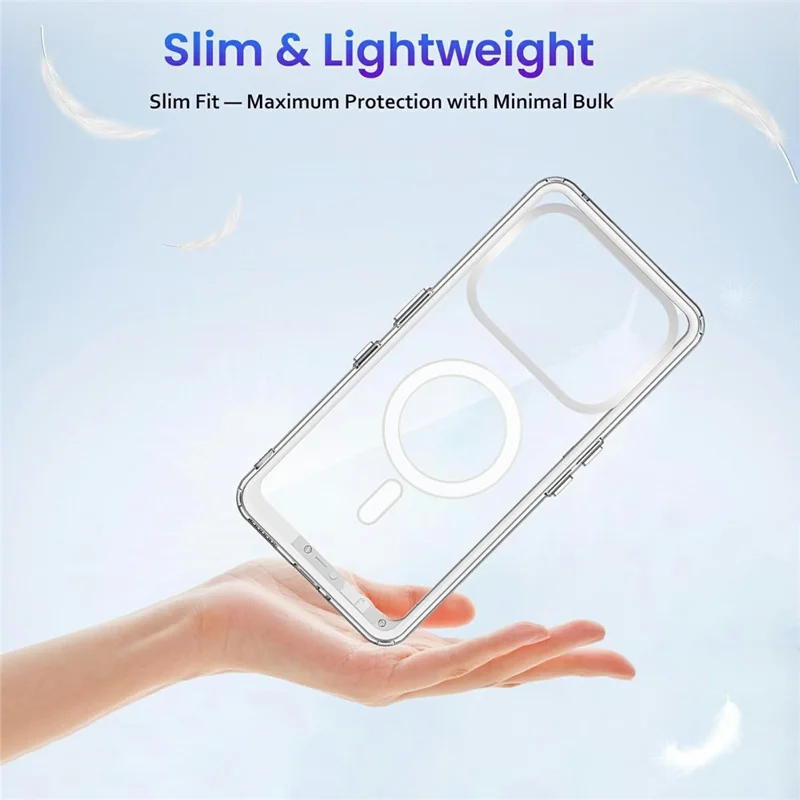 Funda magnética para Nothing Phone (4a) Pro Transparente TPU cubierta anti-caída